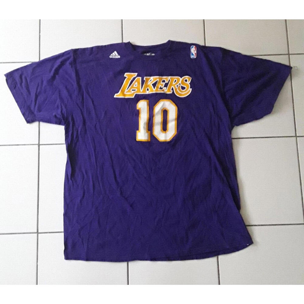 Adidas The Go-To Tee LA Lakers #10 Steve Nash T-Shirt Men Size 2X